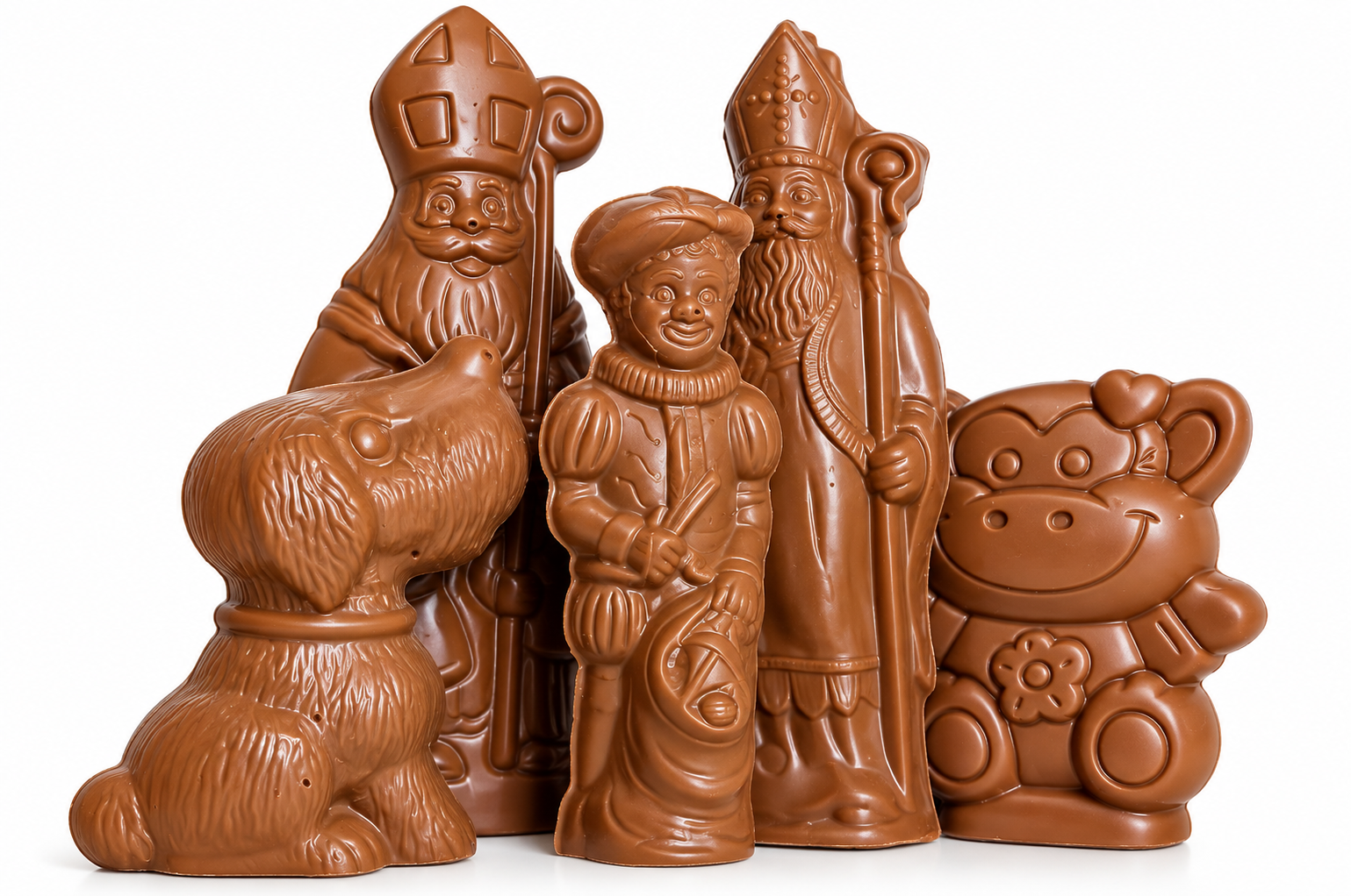 Kleine holle chocoladefiguren – 200 g