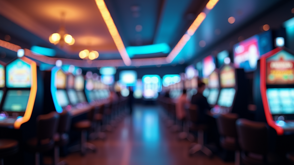 Eye-level view of a modern casino surveillance camera setup
