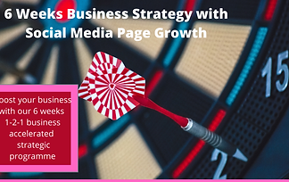 6 Weeks 1-2-1 Business Strategy with Social Media Page Growth