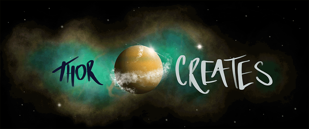 Animated ThorCreates logo transition showcasing bold, modern design
