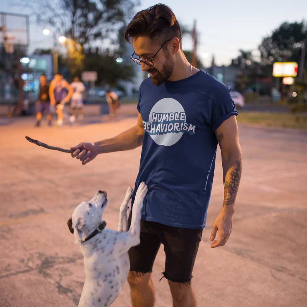 humble behaviorism all blue | unisex lightweight tee