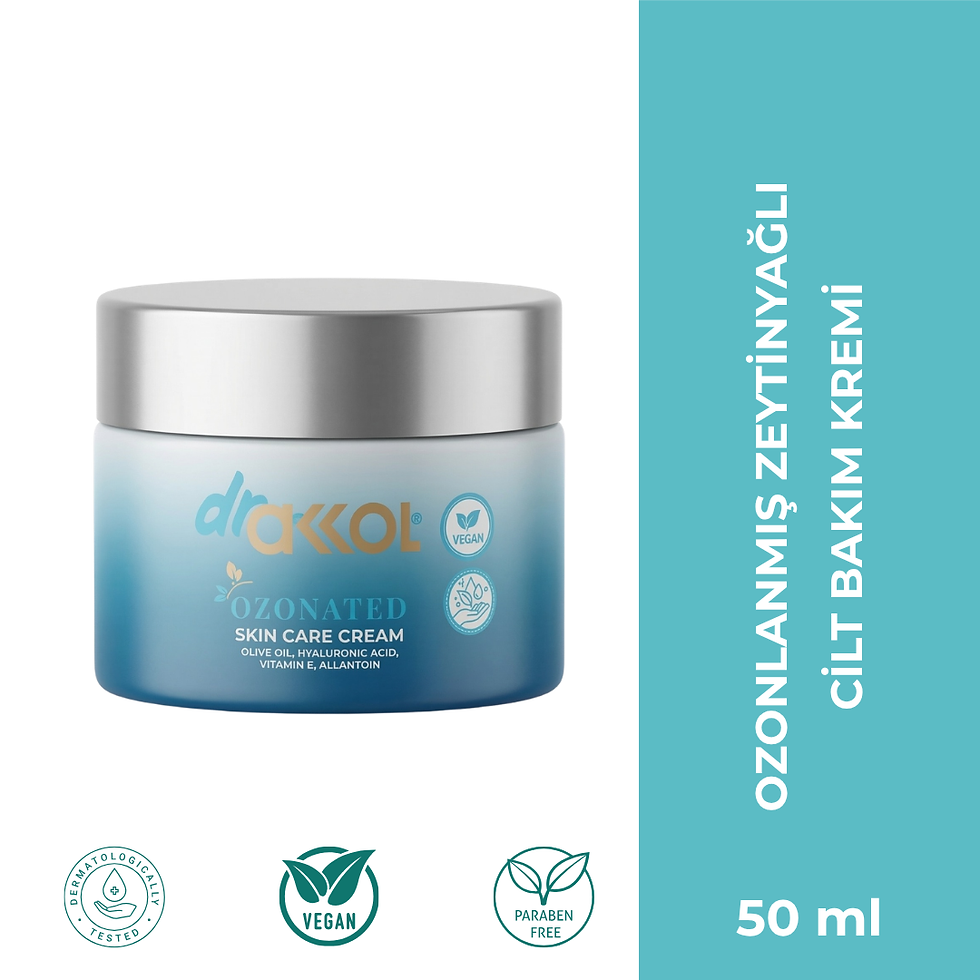 Doğal nemlendirici ve onarıcı krem airless ambalaj tasarımı
