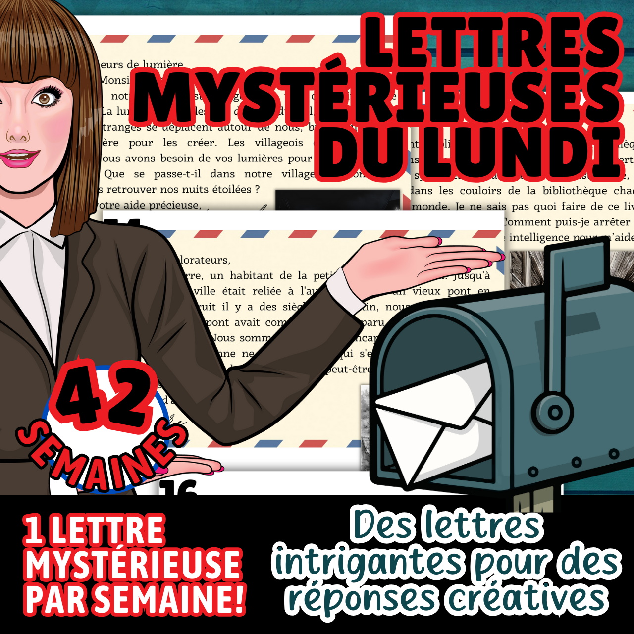 LETTRES MYSTÉRIEUSES DU LUNDI - MYSTERY MONDAYS - ÉCRITURE/WRITING