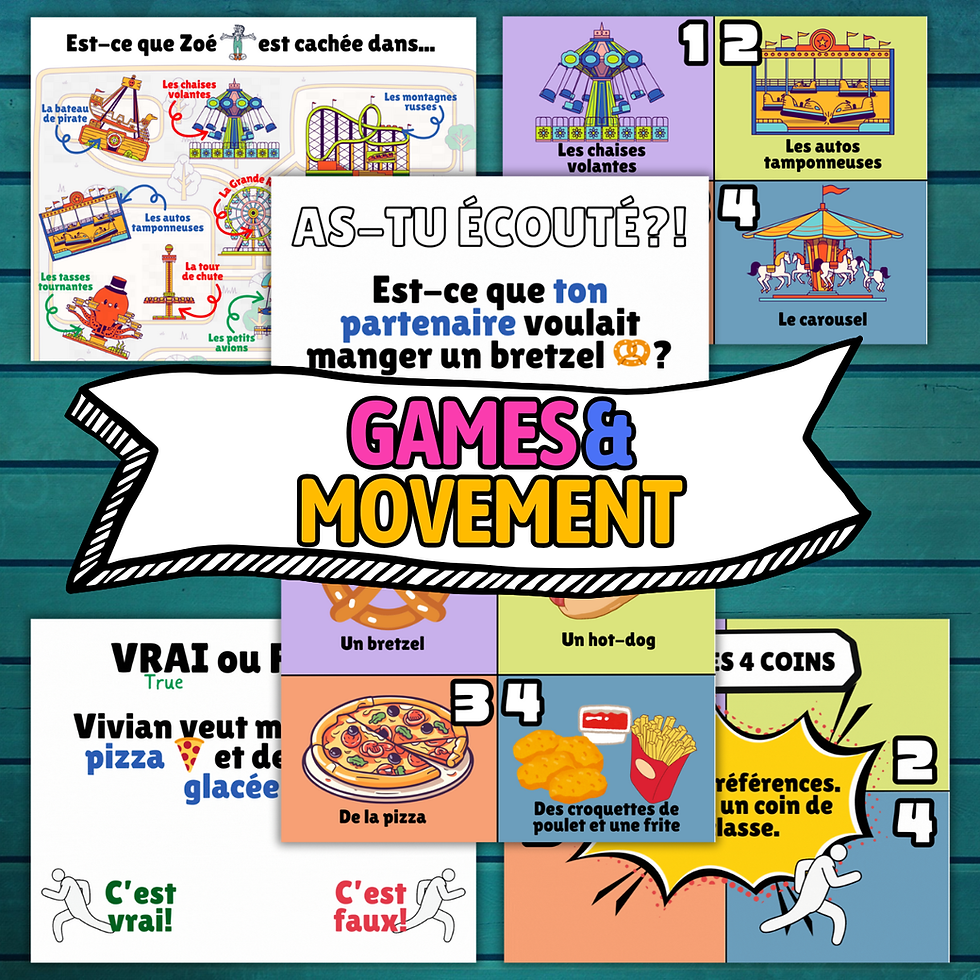 Miniature : CORE FRENCH | FSL | FRANÇAIS DE BASE | PARC D'ATTRACTION | AMUSEMENT PARK | UNIT