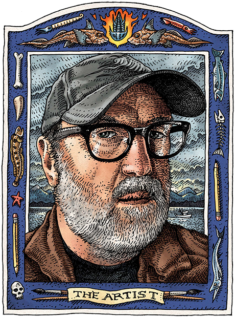 ray troll portrait