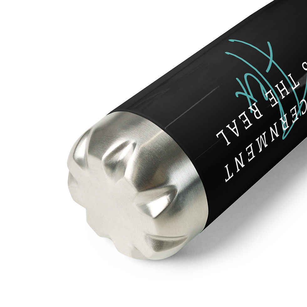 Thumbnail: DISCERNMENT IS THE REAL FLEX Stainless steel water bottle