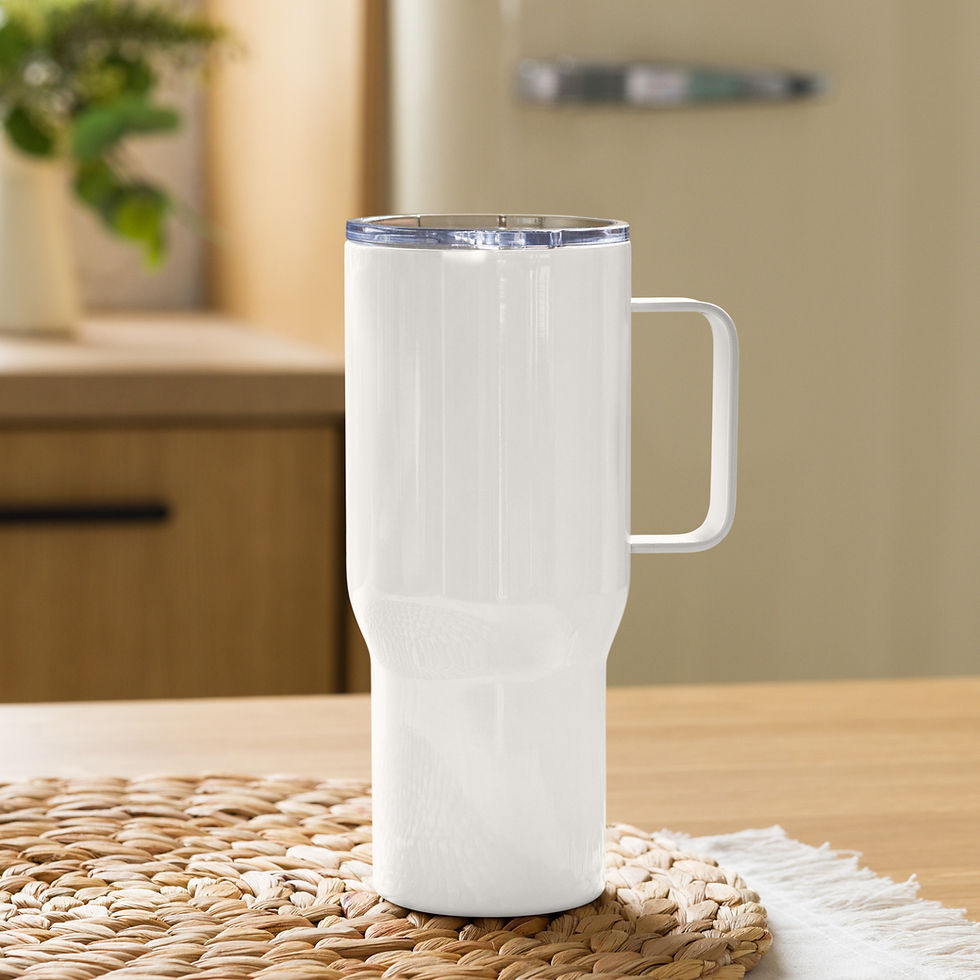 Thumbnail: DISCERNMENT IS THE REAL FLEX Travel mug 