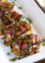 Grilled Beef Tenderloin Crostini