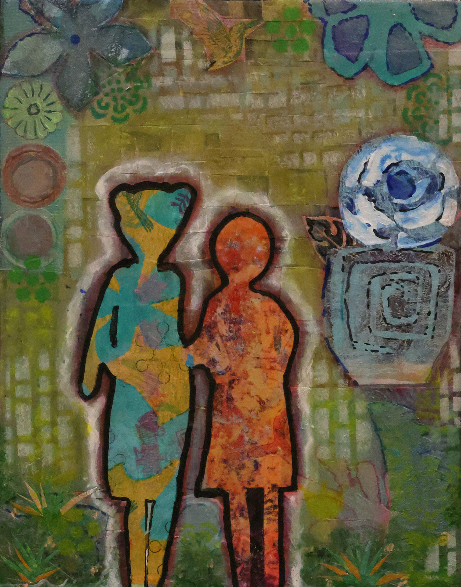 Women of The Same Ground (11" x 14")