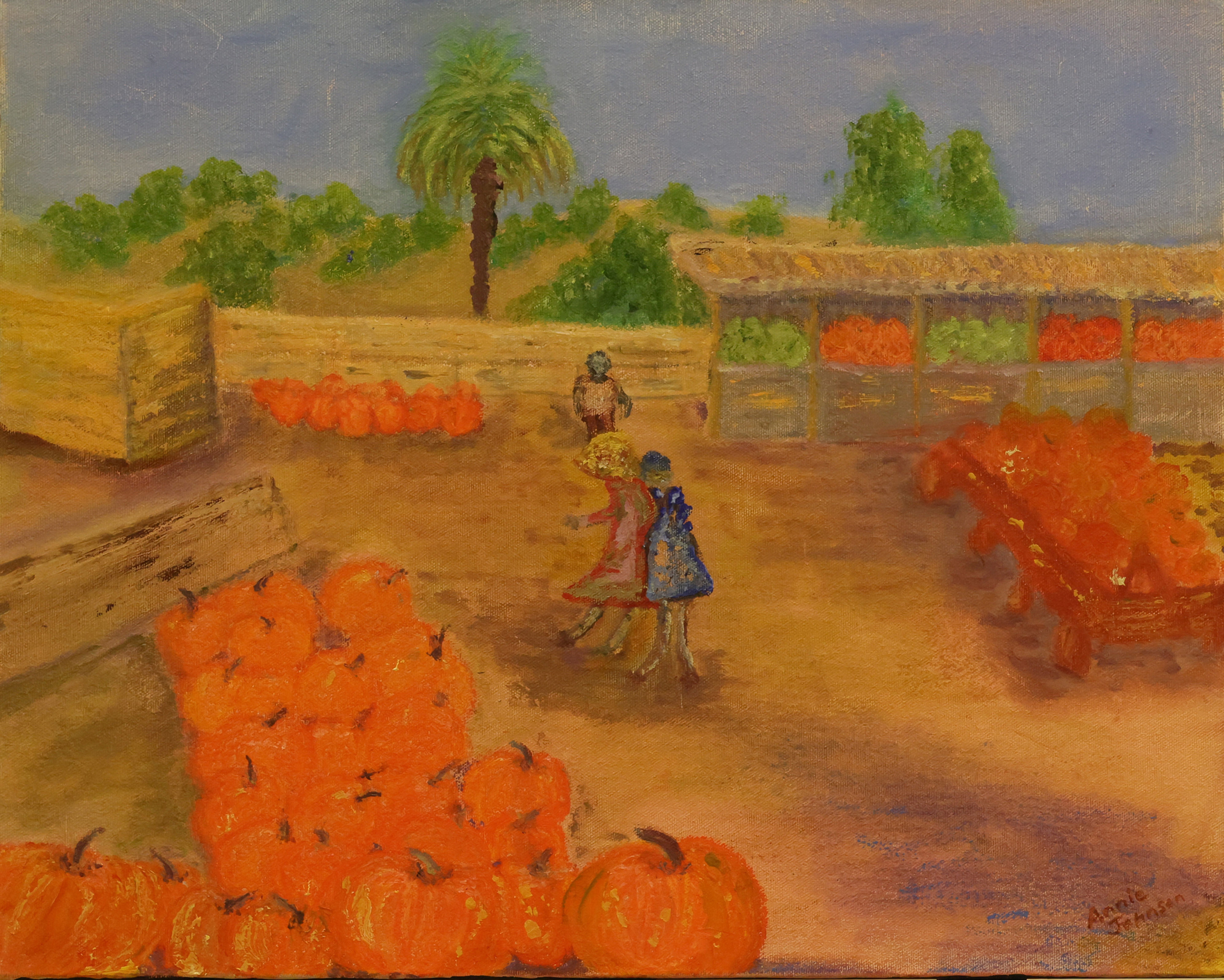 Pumpkin Time (16" x 20")