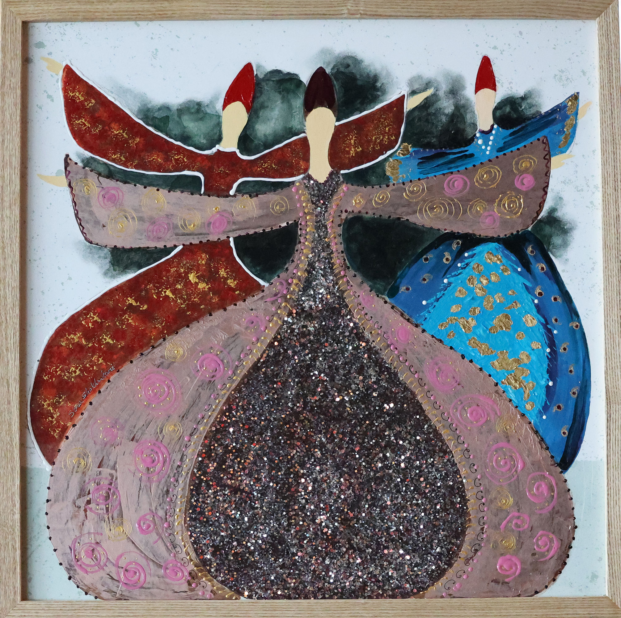 Sama Dance (26" x 26")