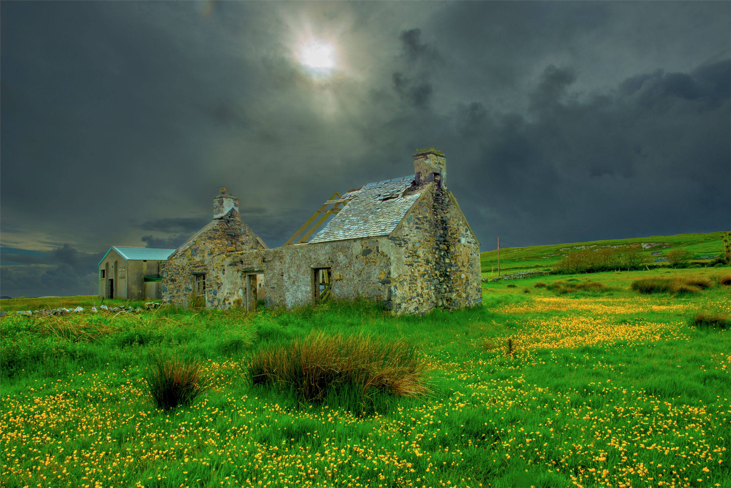 Abandoned Cottage ISLAY SCOTLAND (20" x 30")