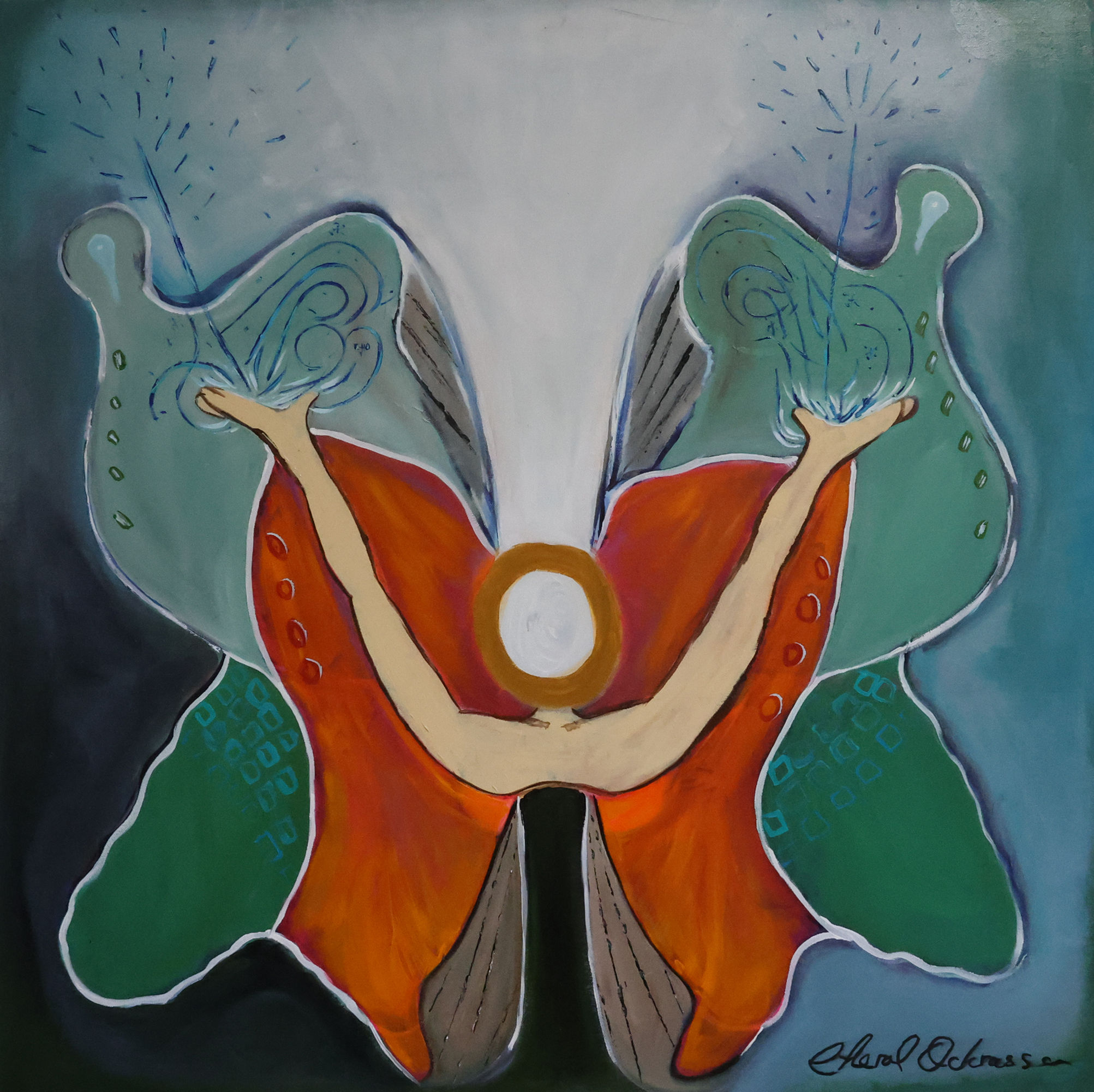 Still and Emerging (36" x 36")