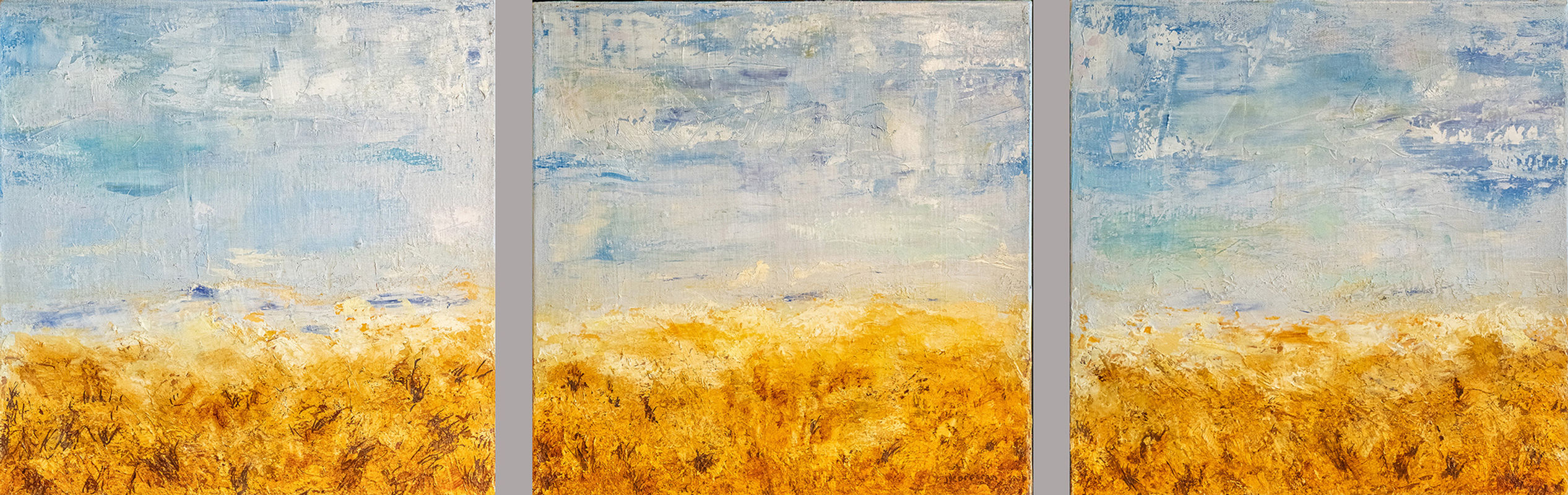 Galveston (Tryptic--12" x 12" Each)