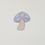 Thumbnail: Mushroom sticker purple & green
