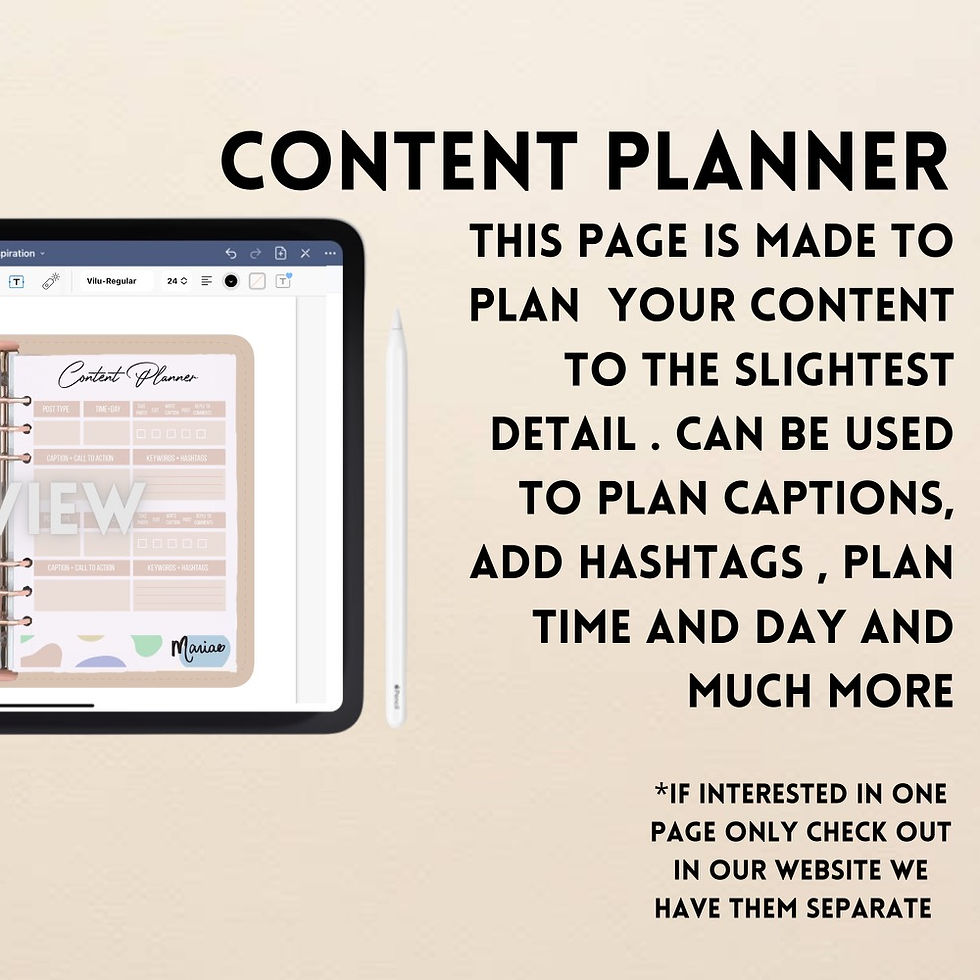 Thumbnail: Influencer Pack Planner Version