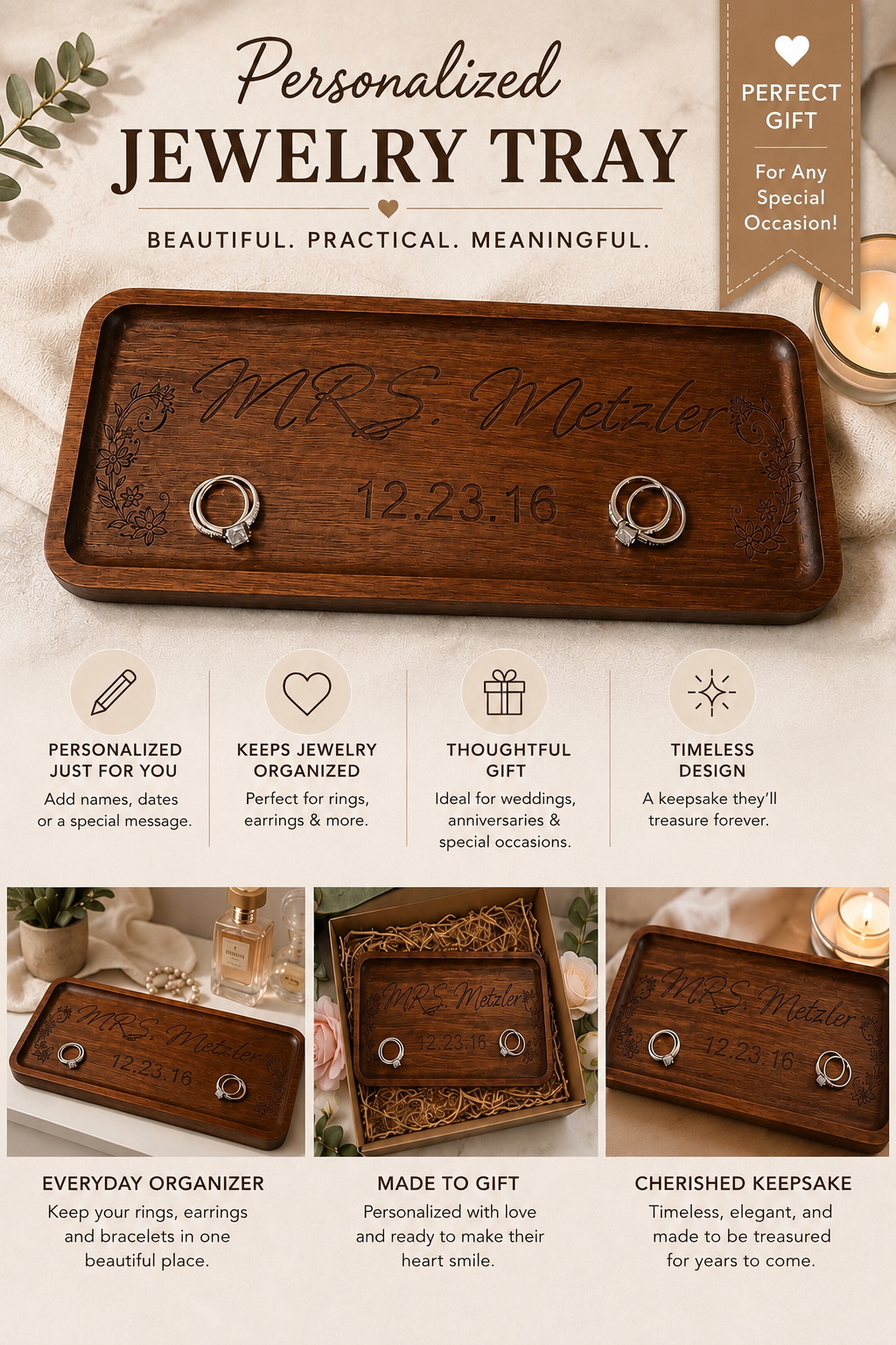 Customized Jewelry Tray