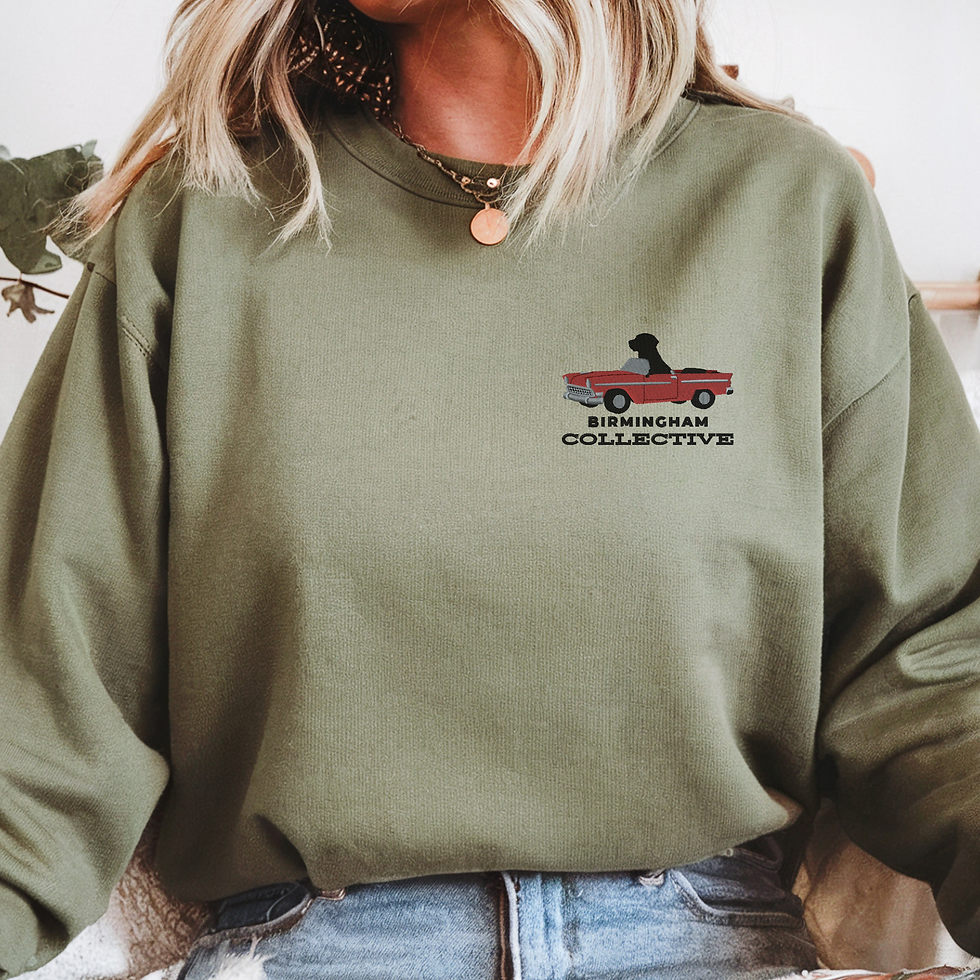 Thumbnail: Birmingham Collective Signature Embroidered Crewneck