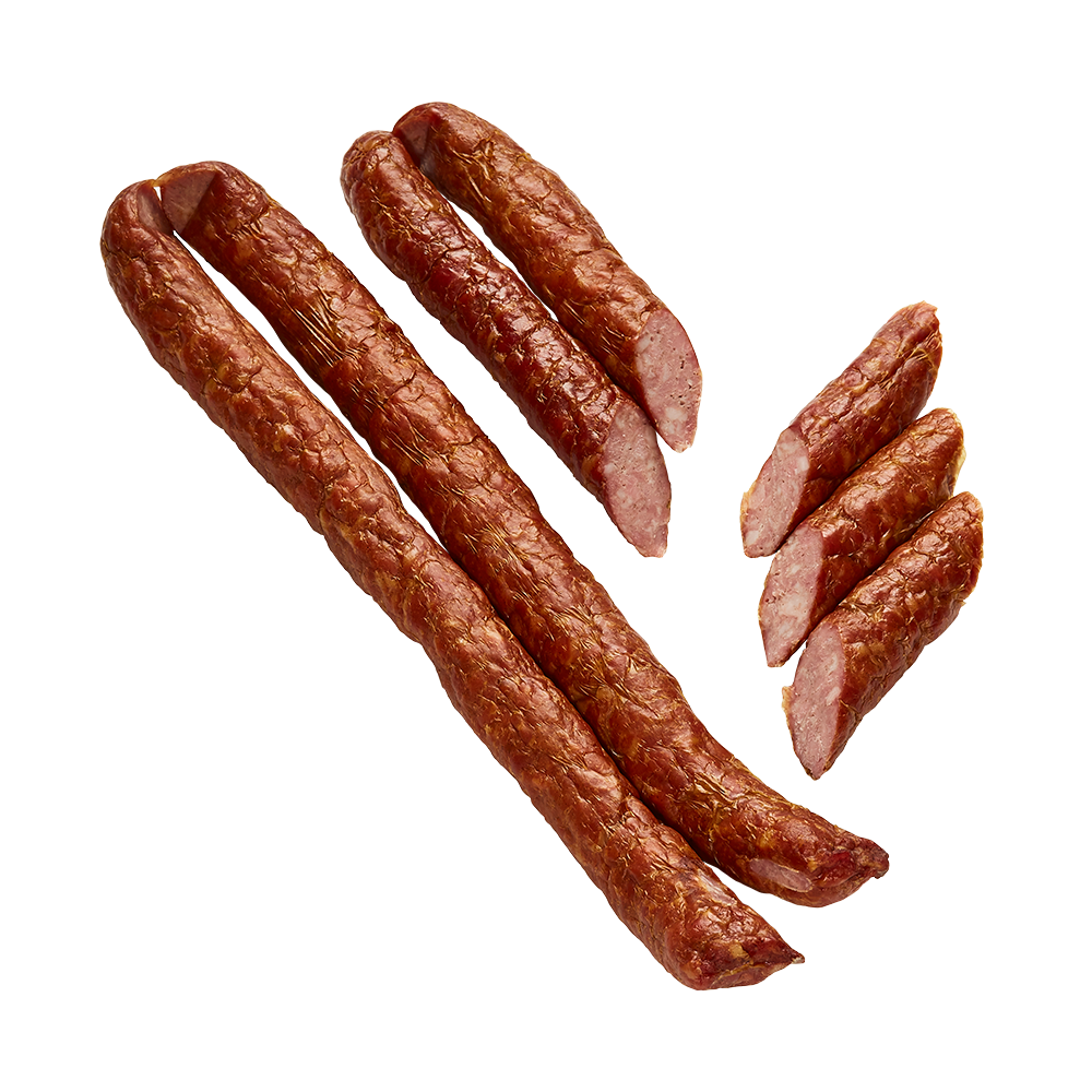 Cârnați de porc afumați / Smoked pork sausages 500g