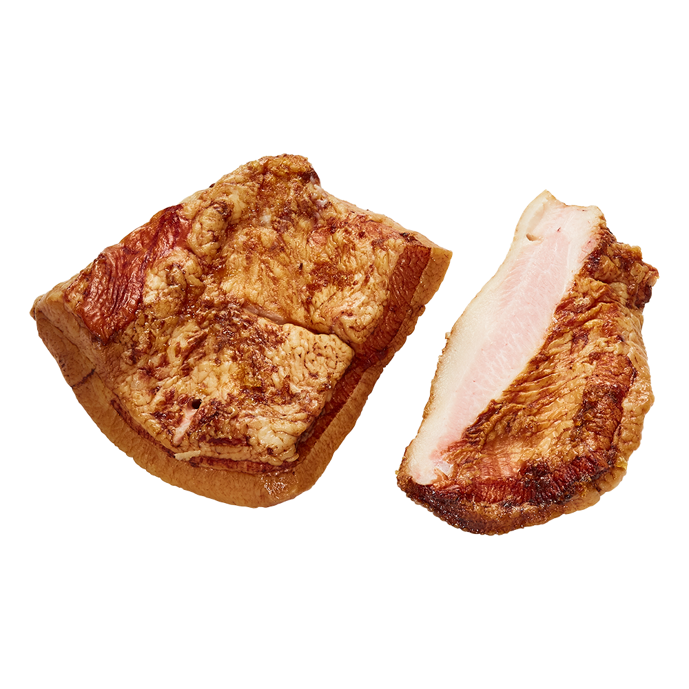 Gușă de porc afumată / Smoked pork jowl 500g