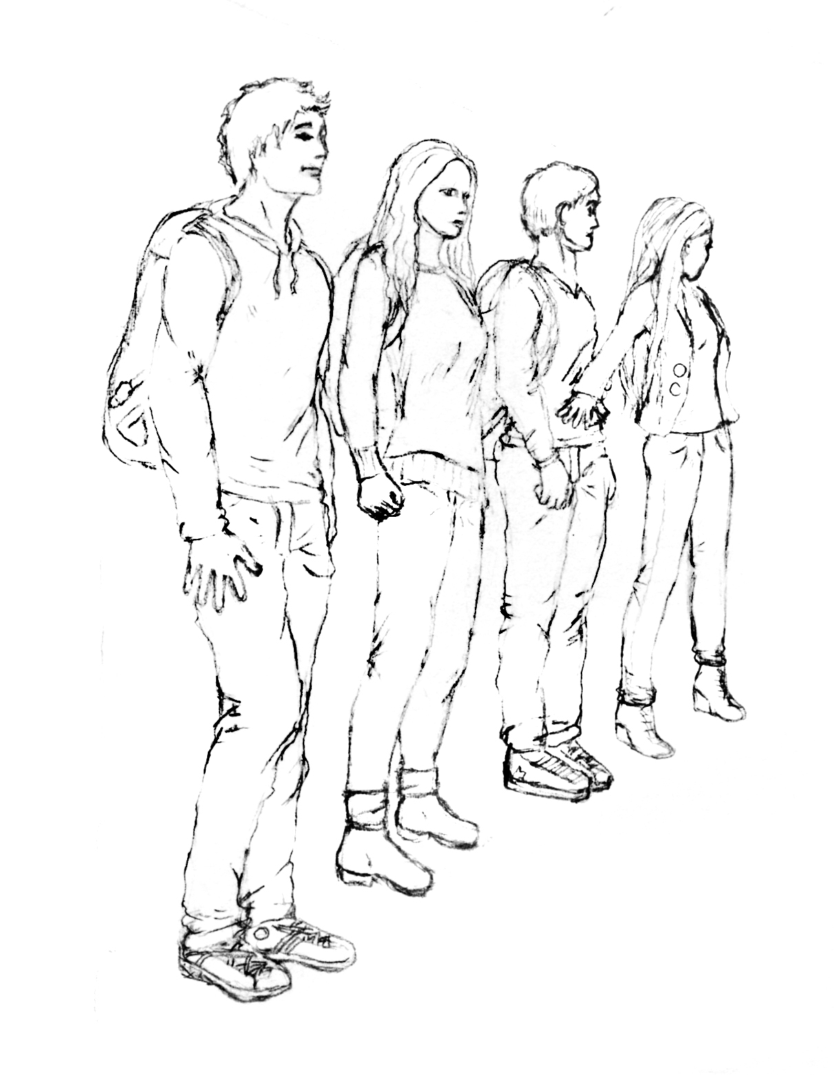 Esquisse personnages