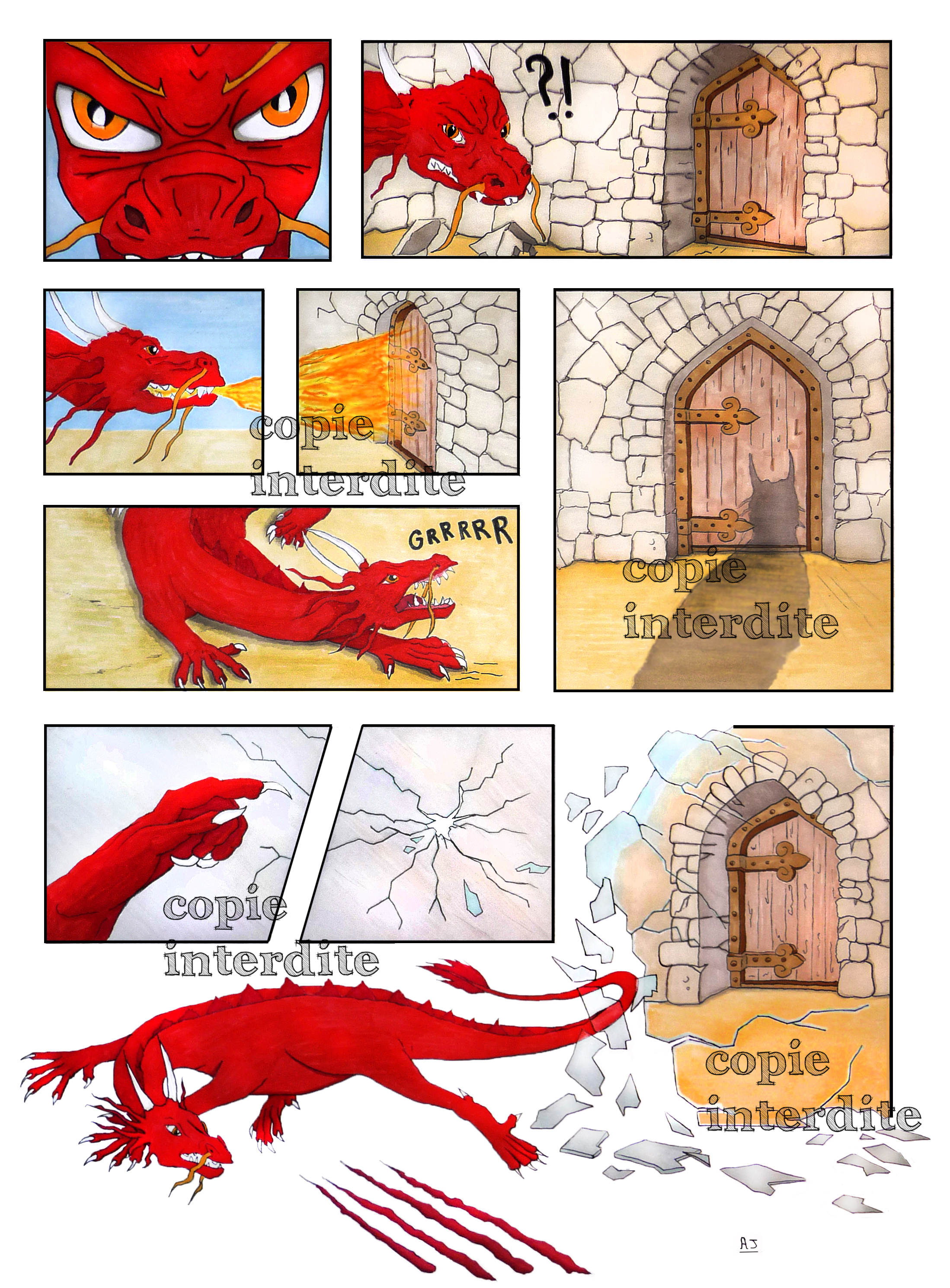 Le dragon rouge