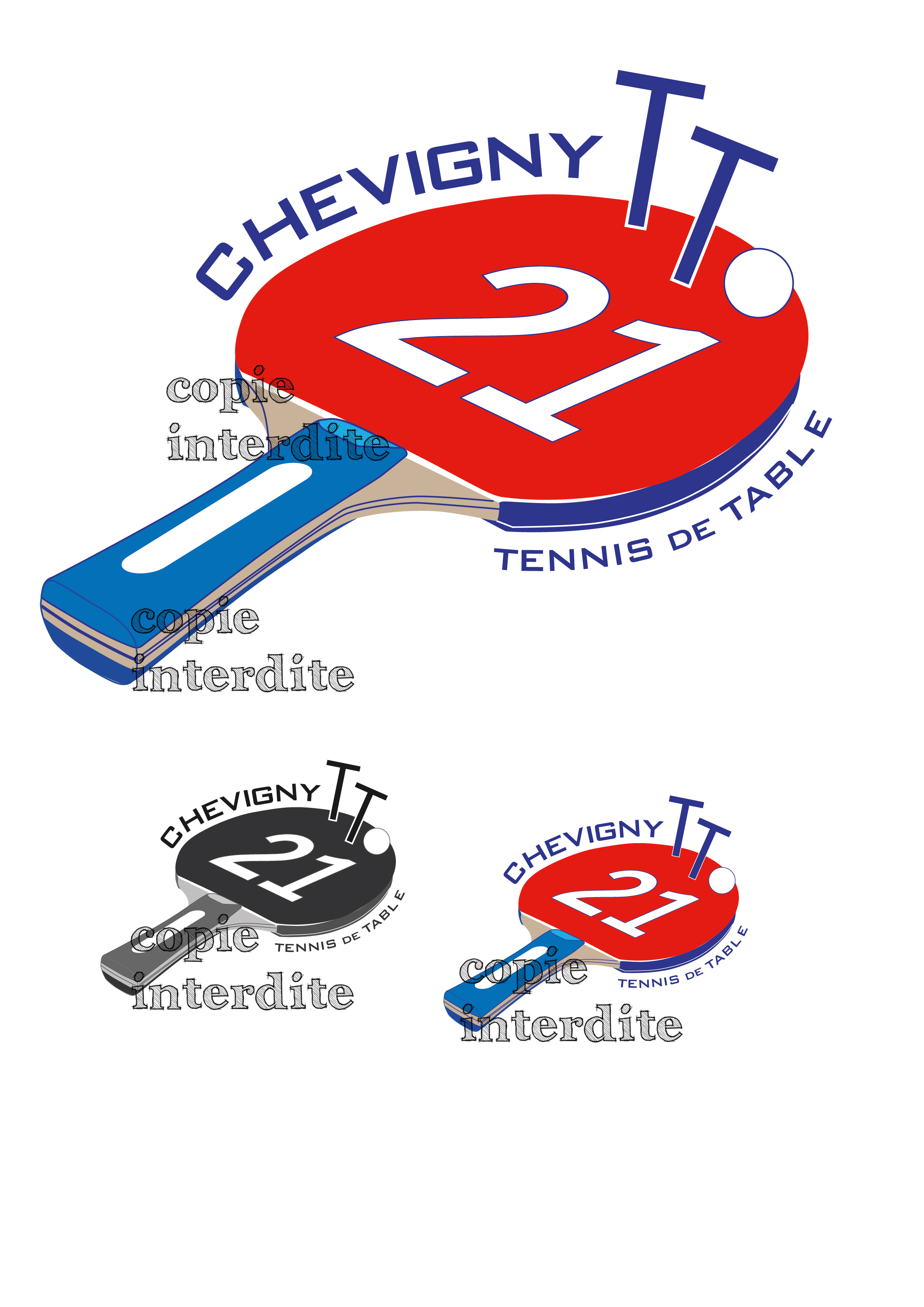 projet logo tennis de table