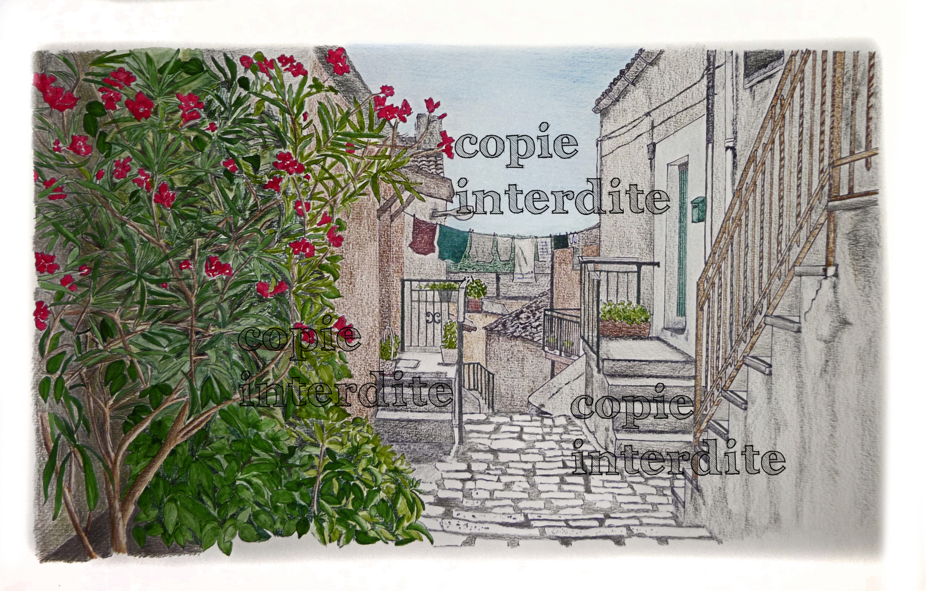 village d'Italie couleur