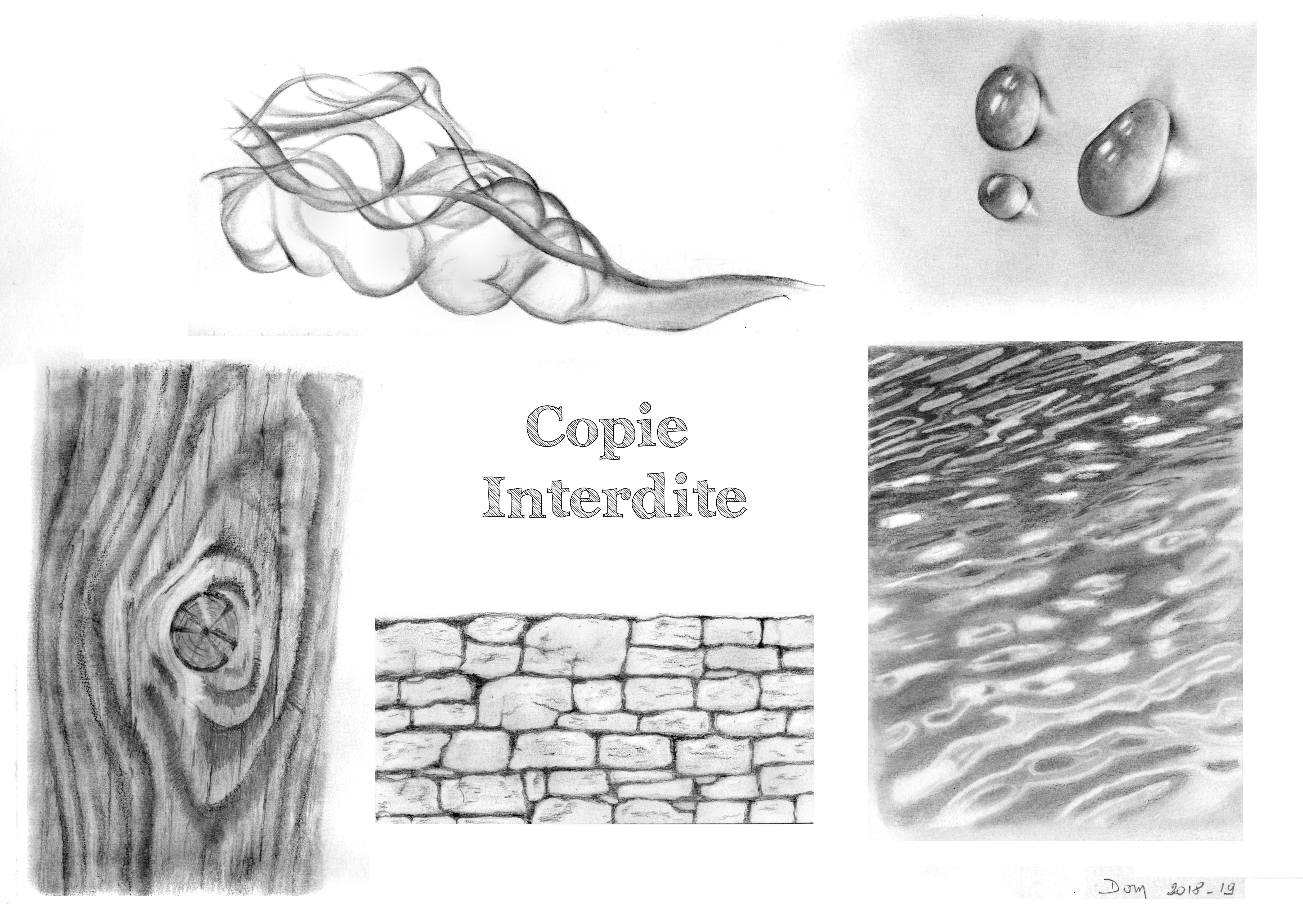étude textures