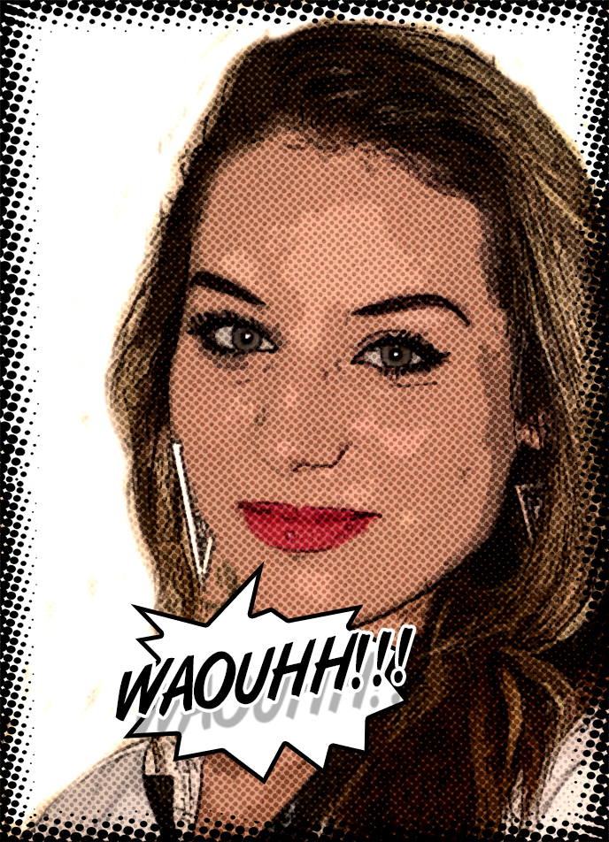 portrait façon comics