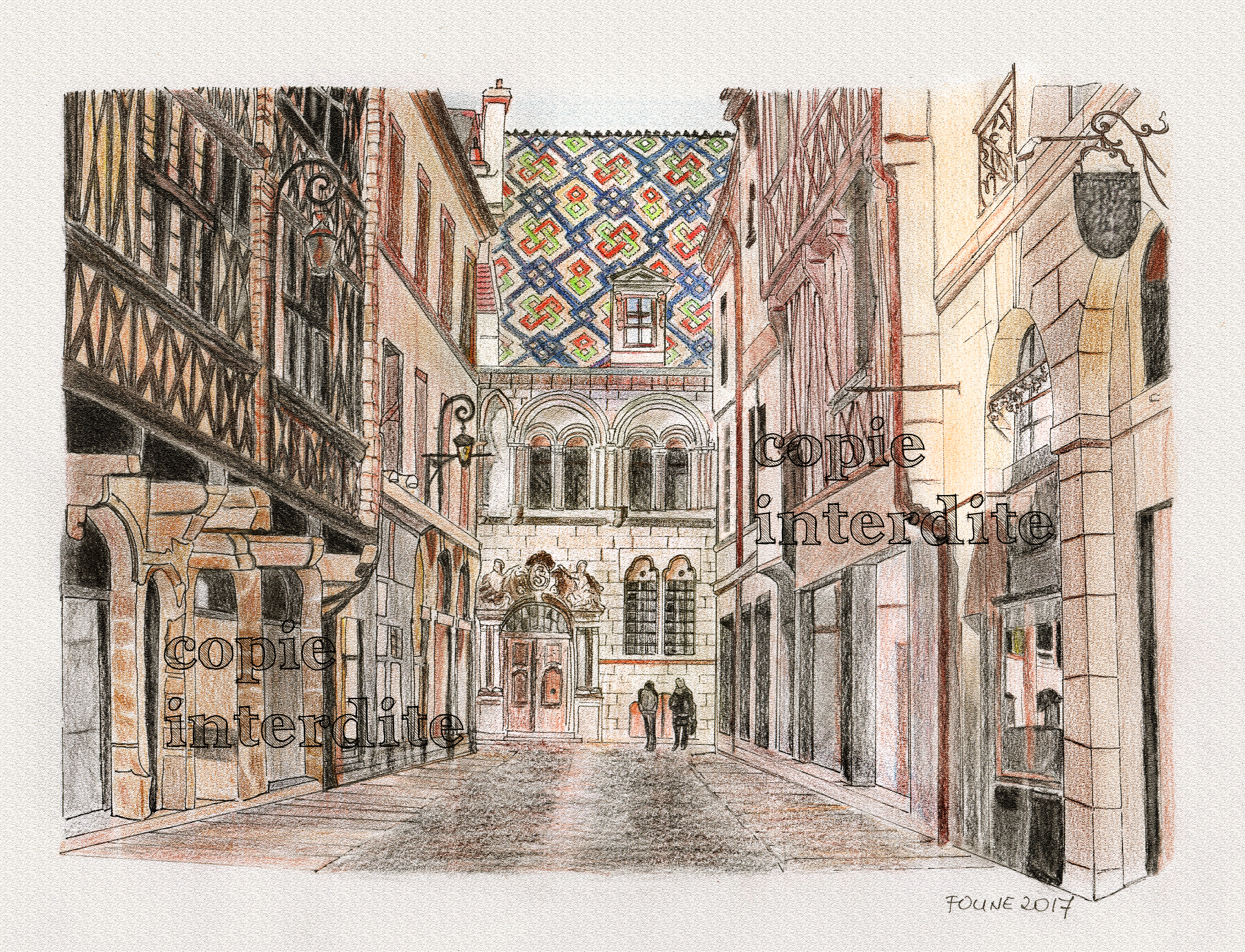 rue Stephen Liegeard à Dijon