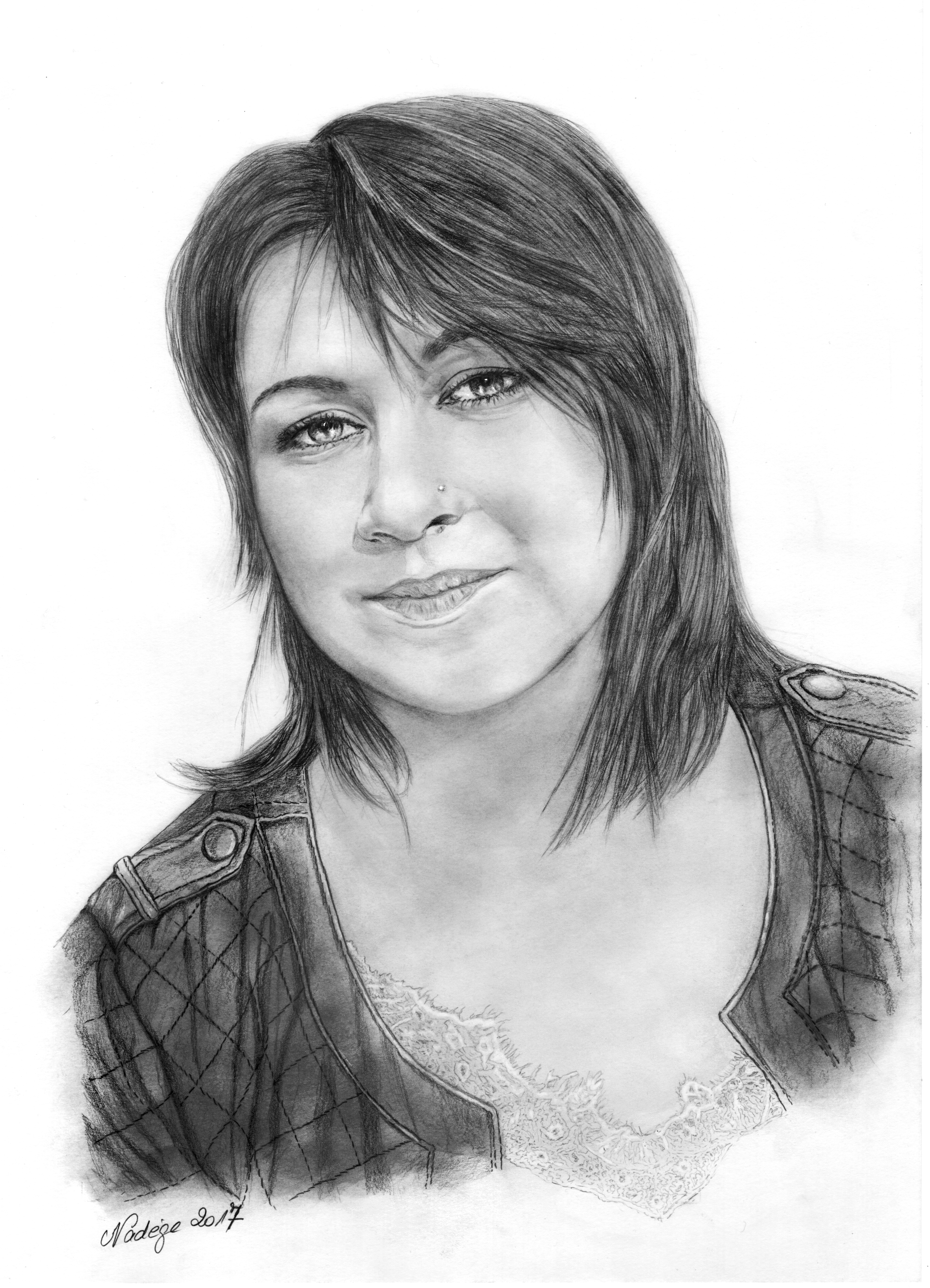 visage jeune femme