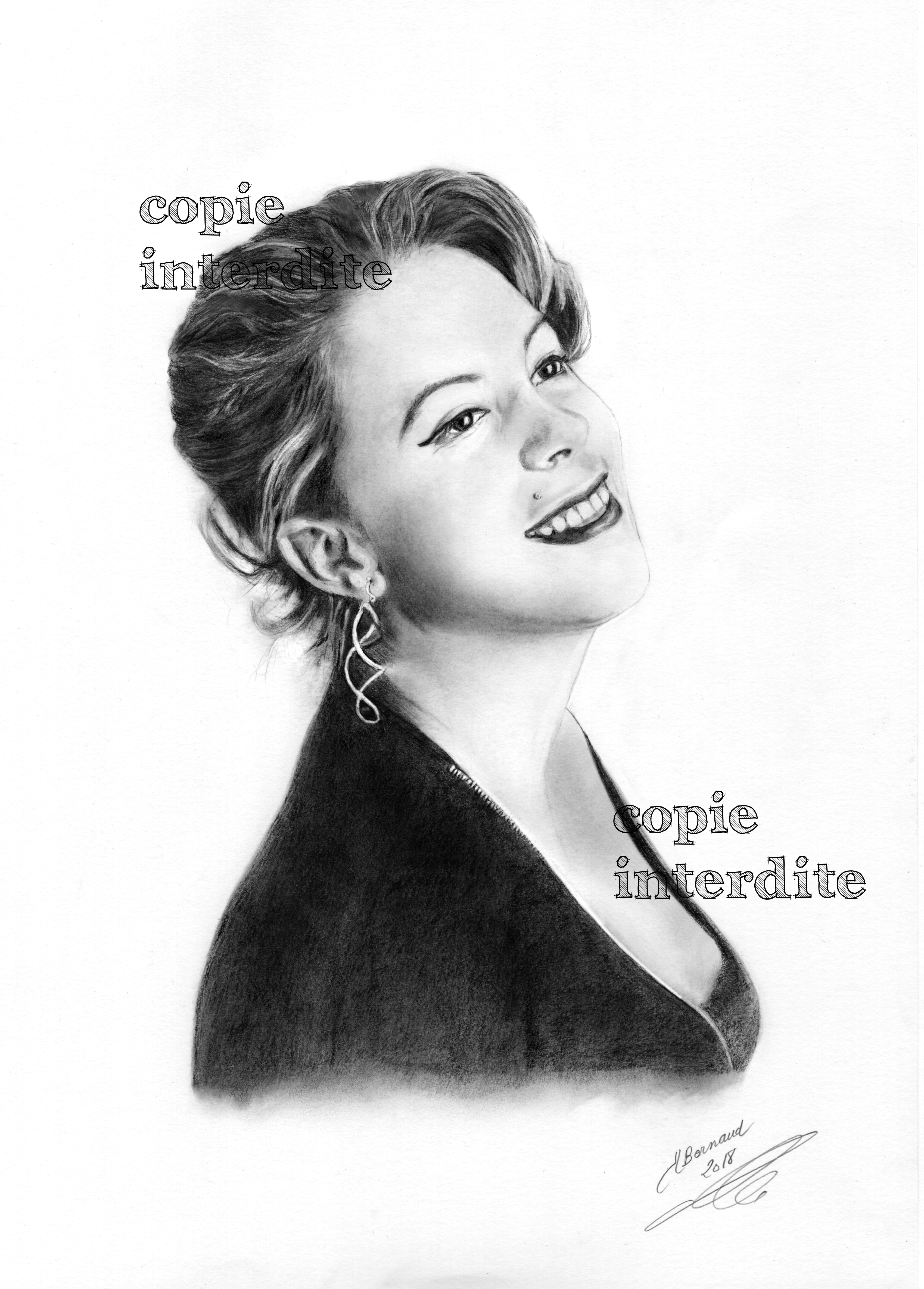 portrait 3/4