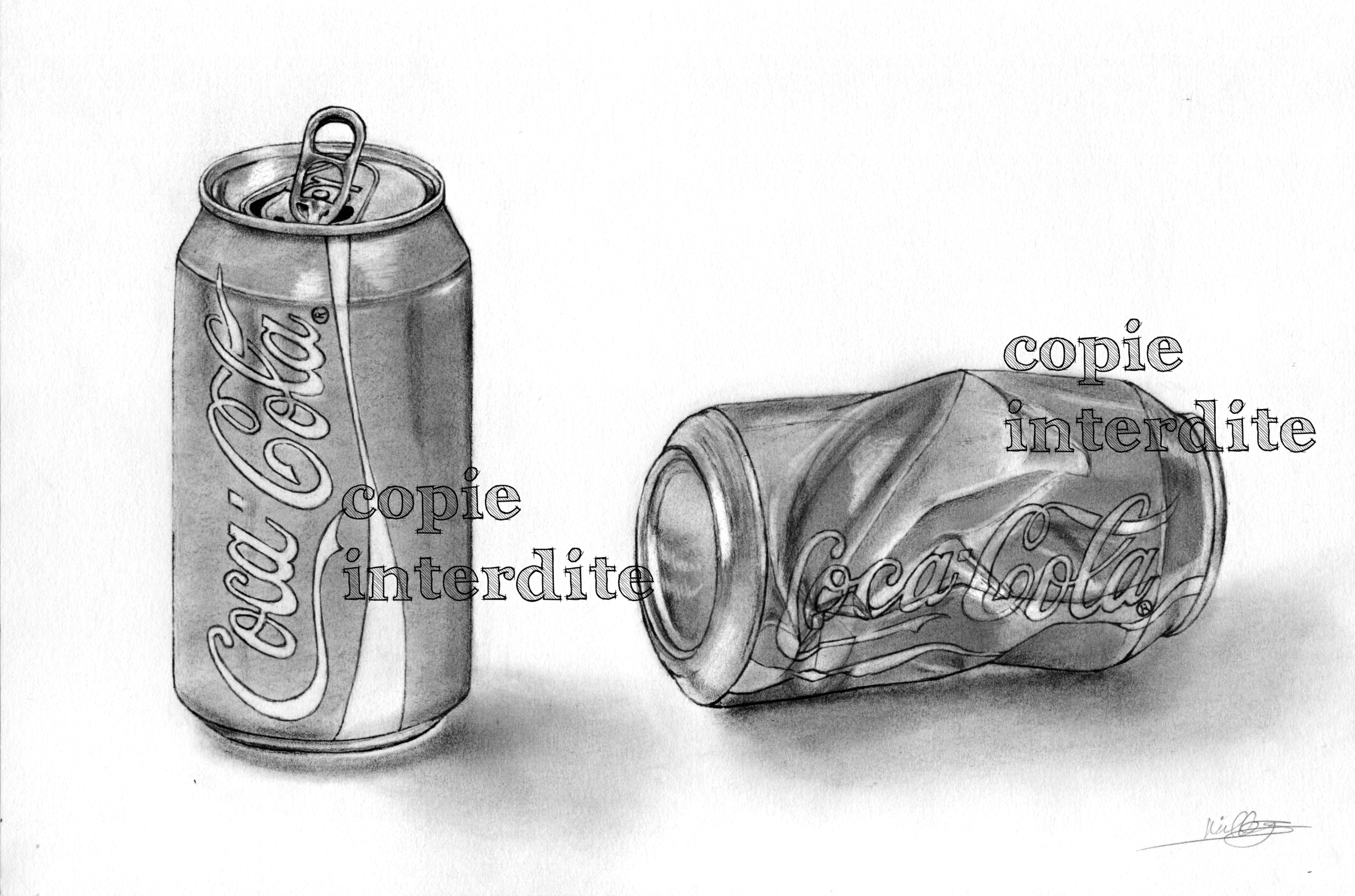 Boites coca métal