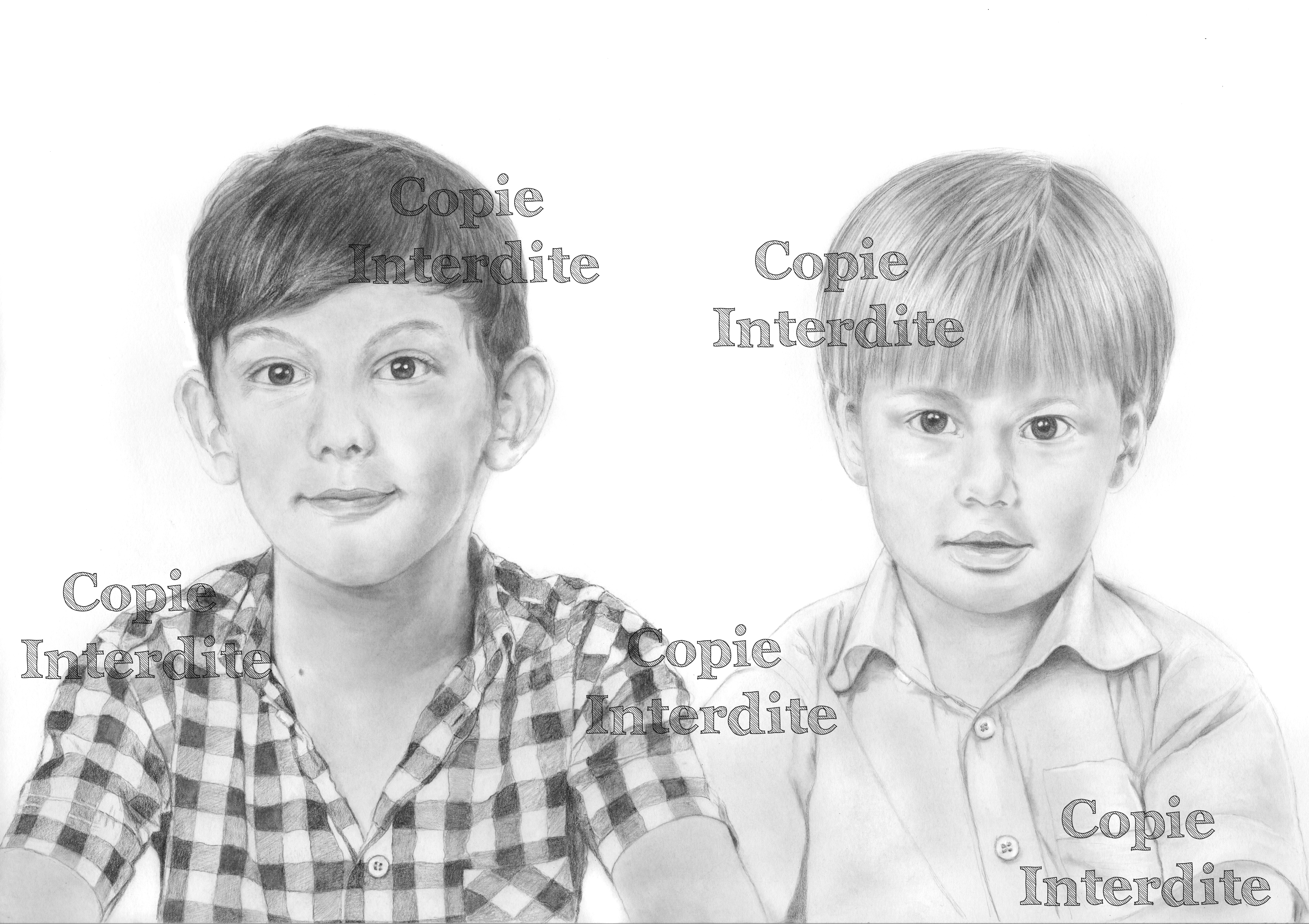 Portrait les 2 frères