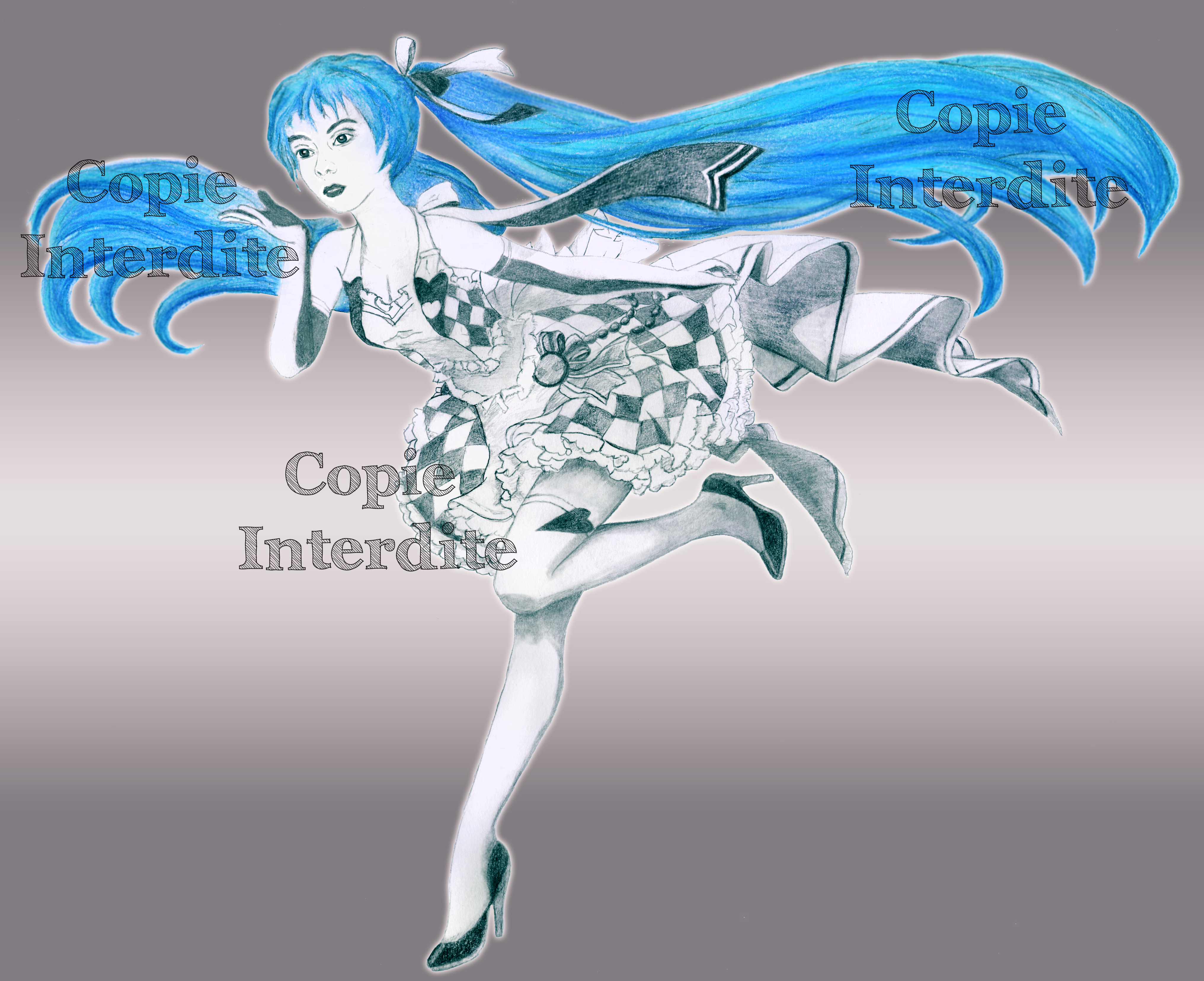 La fille bleue
