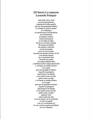 El Barco La Respuesta - Leonardo José Franquis Viñoles