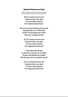 Jehová Victoria Nos Dará - Benjamín Esteban Ramírez Llancapan / Christopher Gonzalo González Lastra