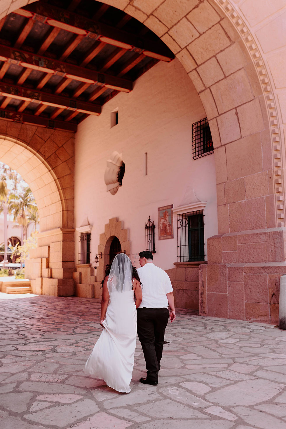 Intimate Santa Barbara Courthouse Elopement