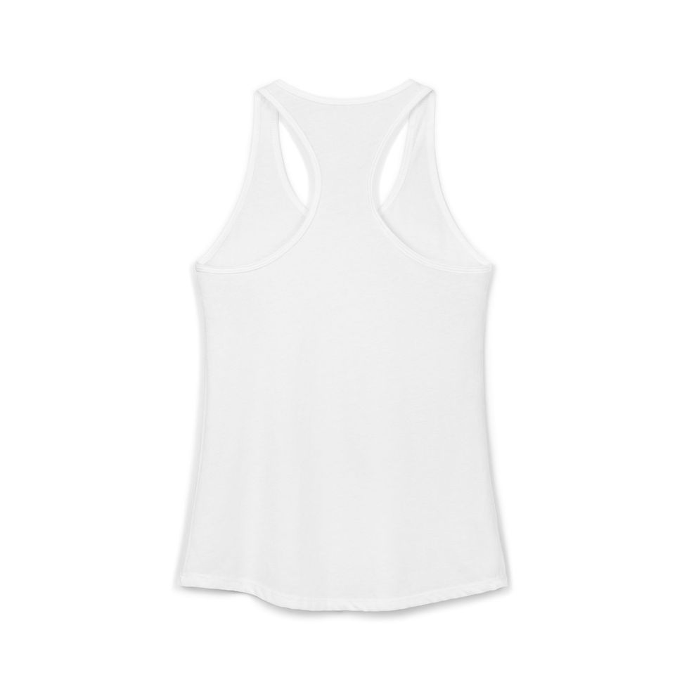 Thumbnail: Women's Racerback Tank - Black Cat Logo