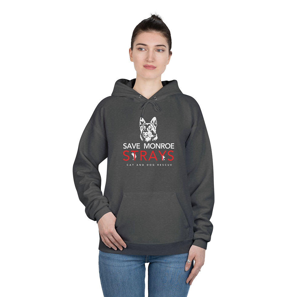 Thumbnail: Hoodie Sweatshirt - White German Shepherd Logo