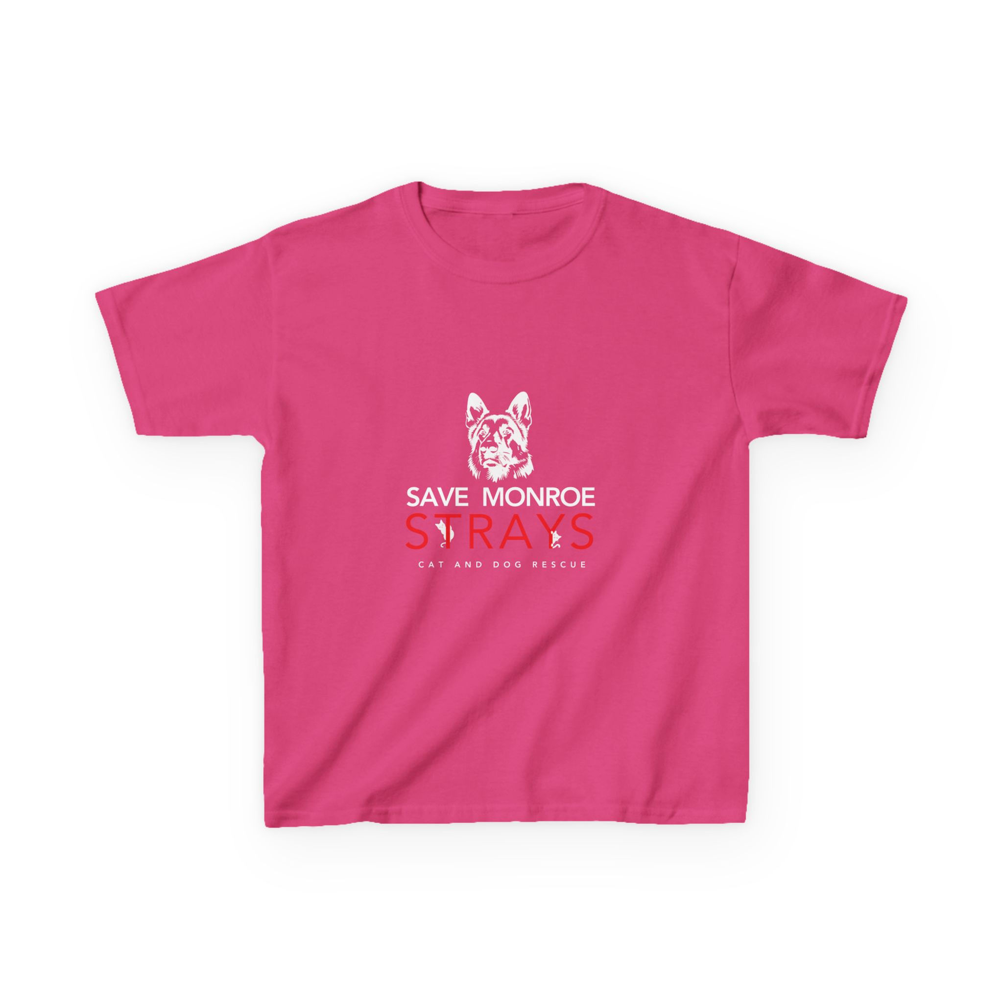 Kids Tee - White German Shepherd Logo
