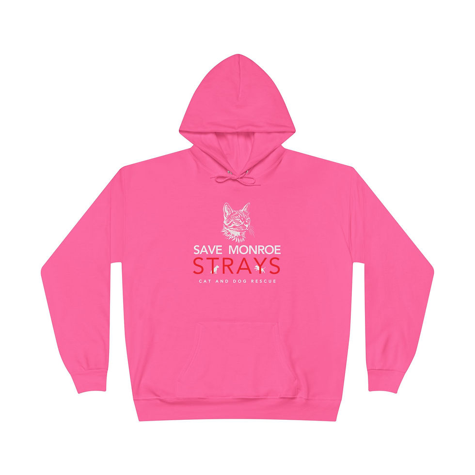 Thumbnail: White Cat Logo Hooded Sweatshirt