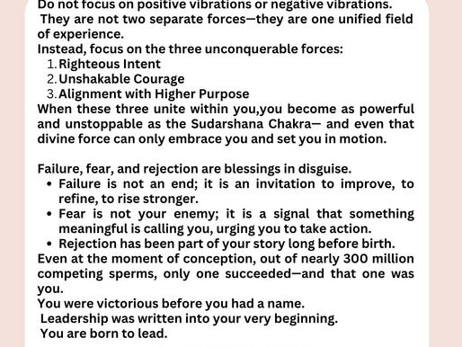 YOU ARE VICTORIOUS BEFORE YOU HAD A NAME