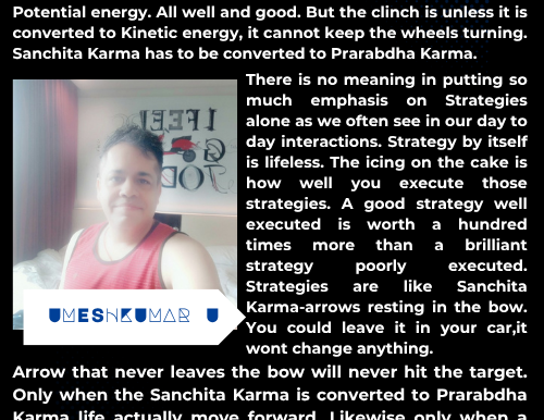 STRATEGY BY ITSELF IS LIFELESS