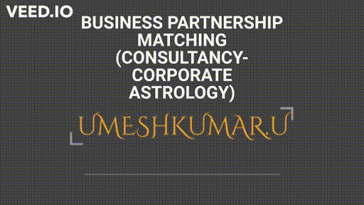 UMESHKUMAR U-CONSULTANT ASTROLOGIST