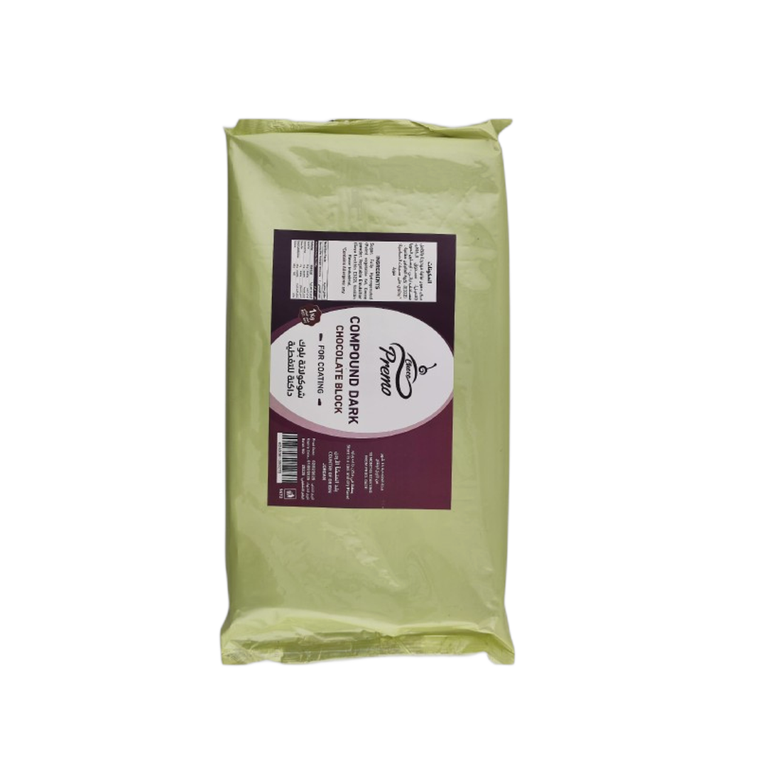 Premo Compound Dark Chocolate Block 1 Kg
