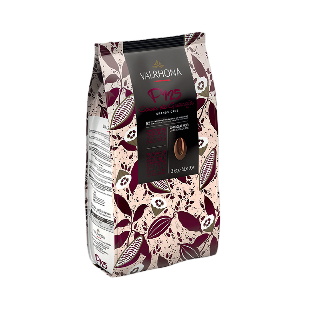 Coeur Guanaja Chocolate Feves 80% Valrhona 3 Kg X 3 Case