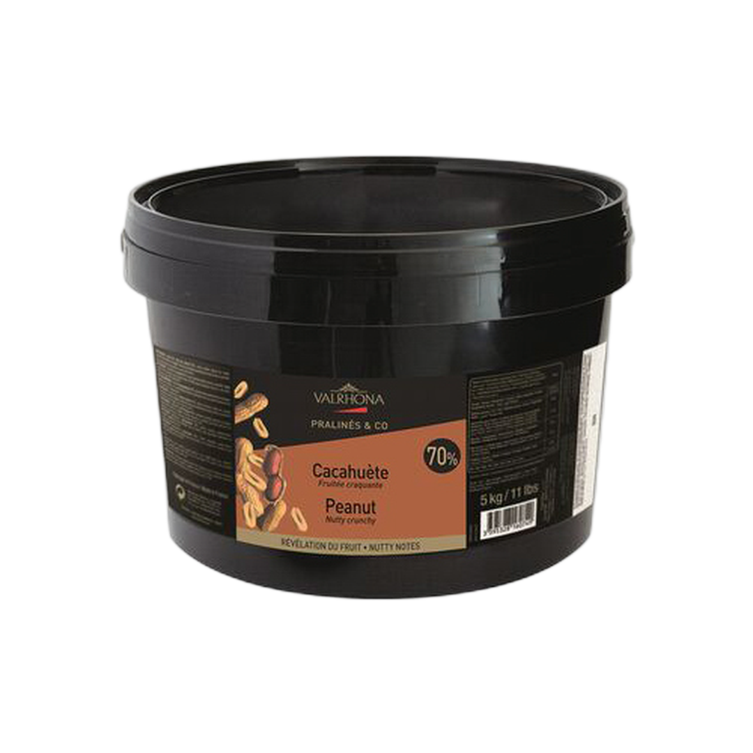 Crunchy Nutty Peanut Praline 70% Valrhona 5 Kg X 2 Case