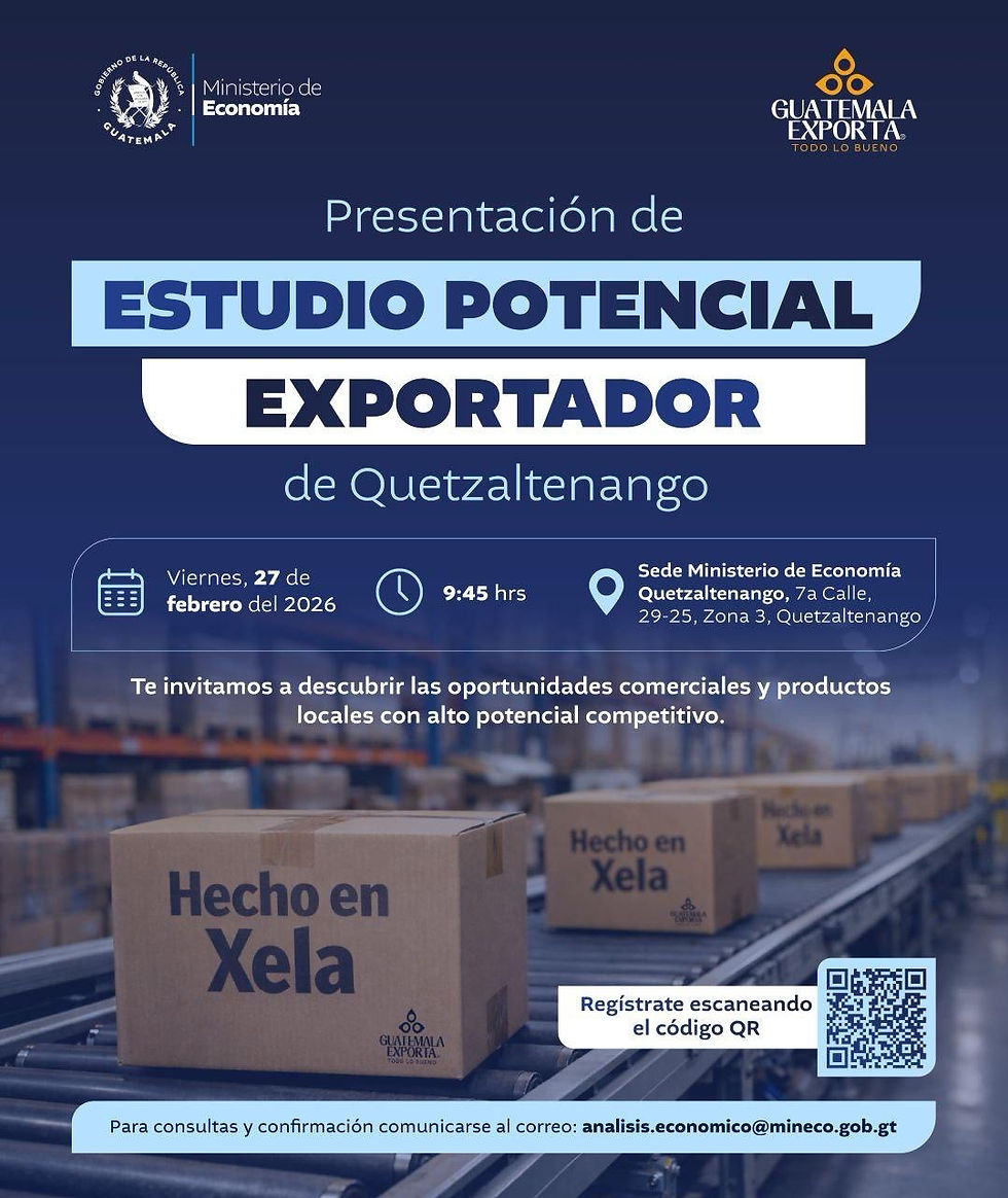Estudio Potencial Exportador de Quetzaltenango